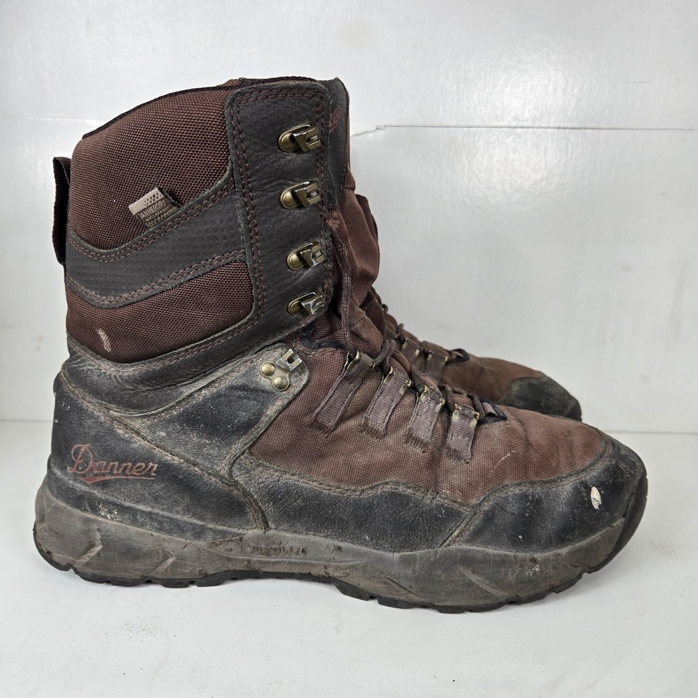 Danner Men's Vital 8" Waterproof Leatherโ Hunting Boots Brown Size 11 Lace Up
